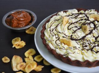 Tarta de Banana Split