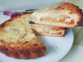 tarta de manzana y ricota