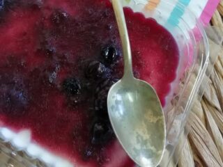 Manjarcito de Cheescake de frutos rojos